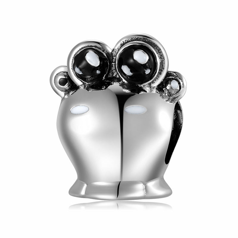 Hunting Series Beads 925 Sterling Silver Sterling Silver Beads Women's Bracelet Necklace Diy Accessories