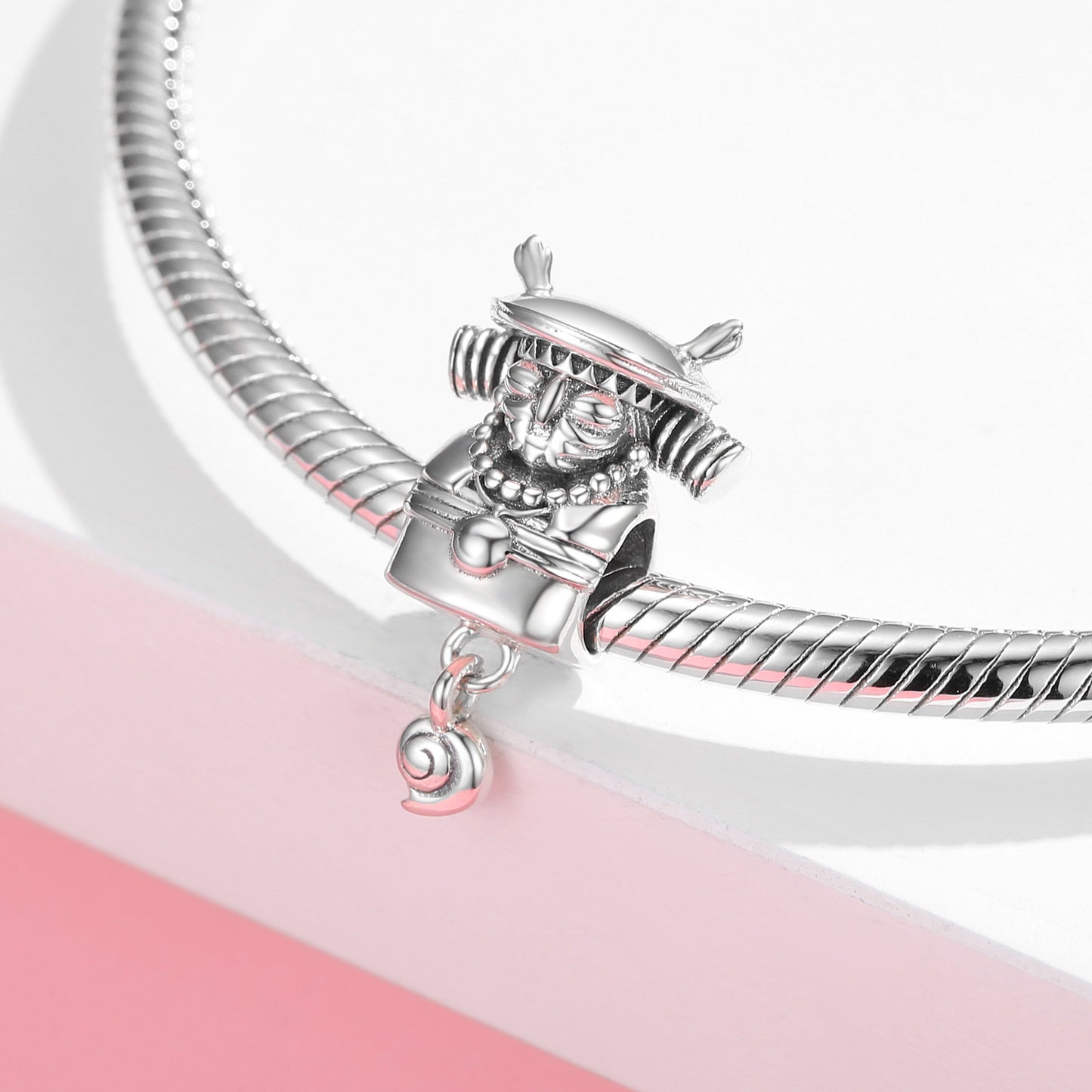 Long Angle Witch S925 Sterling Silver Sterling Silver Beading Women's Bracelet Necklace Diy Accessories