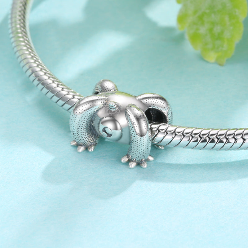 Hunting Series Beads 925 Sterling Silver Sterling Silver Beads Women's Bracelet Necklace Diy Accessories
