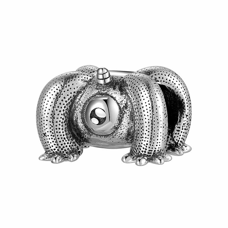 Hunting Series Beads 925 Sterling Silver Sterling Silver Beads Women's Bracelet Necklace Diy Accessories