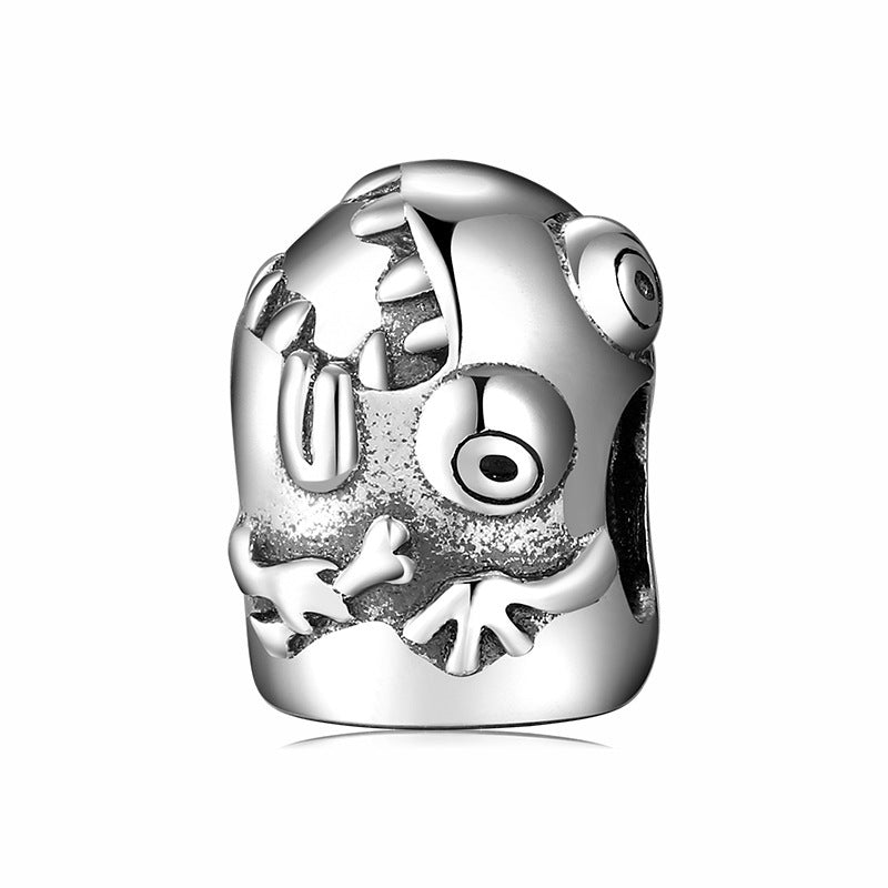 Hunting Series Beads 925 Sterling Silver Sterling Silver Beads Women's Bracelet Necklace Diy Accessories