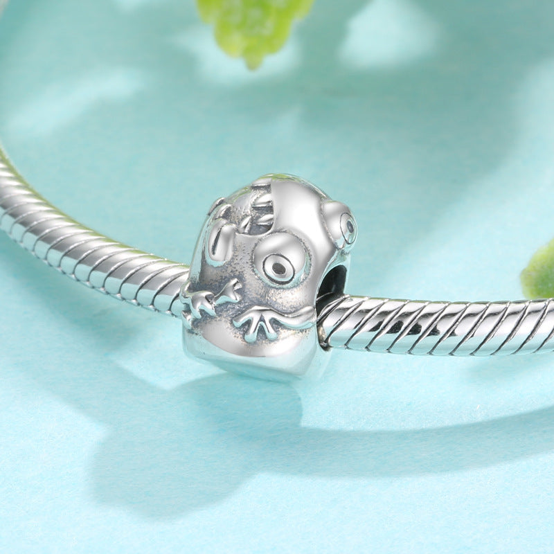 Hunting Series Beads 925 Sterling Silver Sterling Silver Beads Women's Bracelet Necklace Diy Accessories