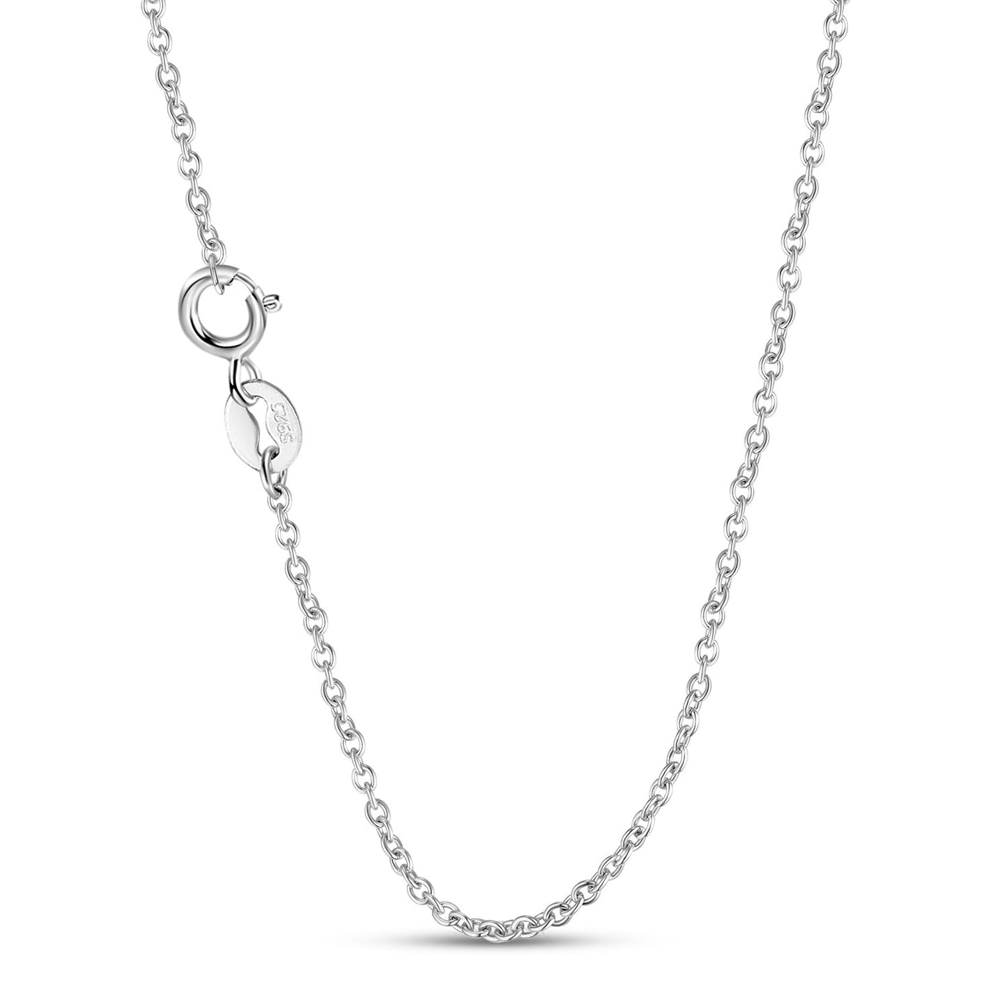Creative Violence Doll Rabbit Pendant Necklace S925 Sterling Silver Sterling Silver Personality Unisex Wind Collar Chain